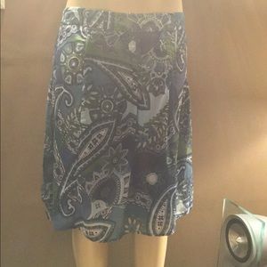 12 p skirt flower prints